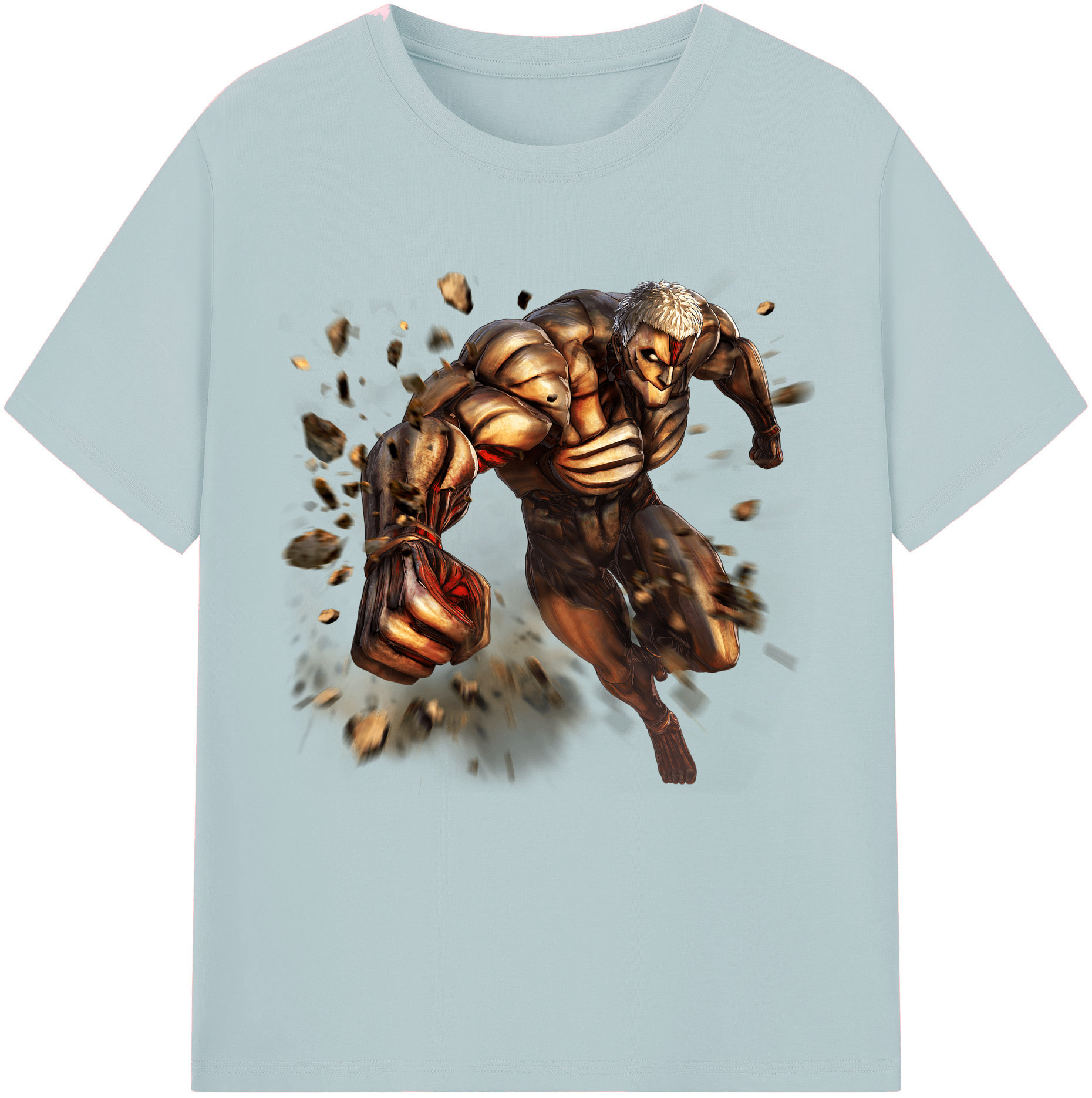 （画像用） 進撃の巨人 Attack on Titan 綿100％半袖Tシャツ（フロントプリント）